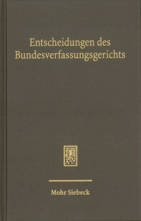 Produktbild: Entscheidungen des Bundesverfassungsgerichts (BVerfGE)