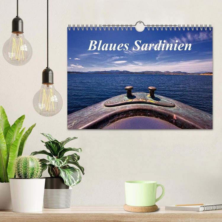 Produktbild: Blaues Sardinien (Wandkalender 2026 DIN A4 quer), CALVENDO Monatskalender