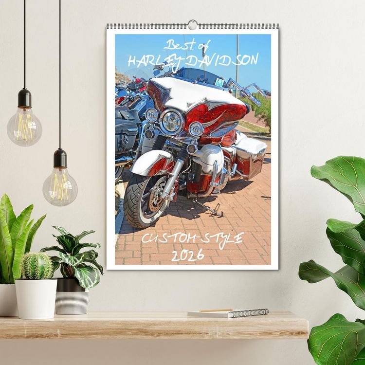 Produktbild: Best of Harley-Davidson Custom-Style 2026 (Wandkalender 2026 DIN A2 hoch), CALVENDO Monatskalender