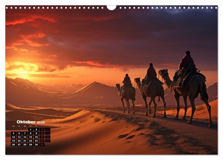 Produktbild: Historische Seidenstra&szlig;e (Wandkalender 2026 DIN A3 quer), CALVENDO Monatskalender