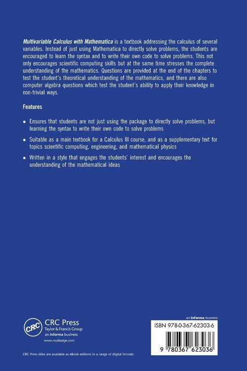 Produktbild: Multivariable Calculus with Mathematica
