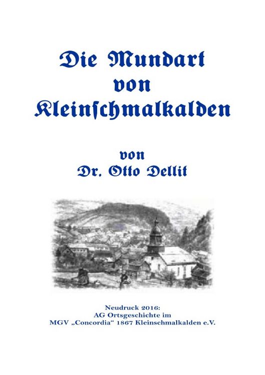 Produktbild: Die Mundart von Kleinschmalkalden