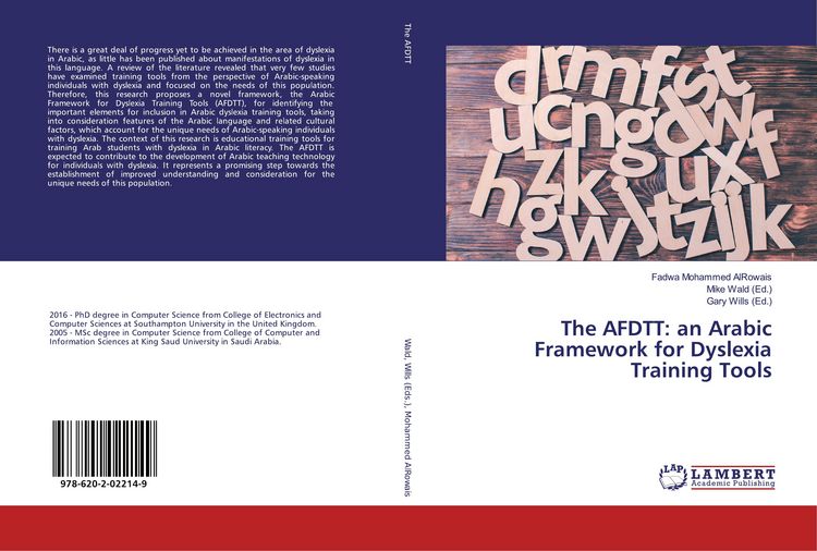 Produktbild: The AFDTT: an Arabic Framework for Dyslexia Training Tools