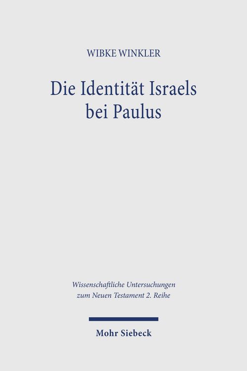 Produktbild: Die Identit&auml;t Israels bei Paulus