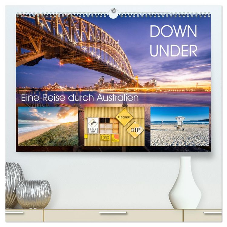 Produktbild: Down Under - Eine Reise durch Australien (hochwertiger Premium Wandkalender 2026 DIN A2 quer), Kunstdruck in Hochglanz