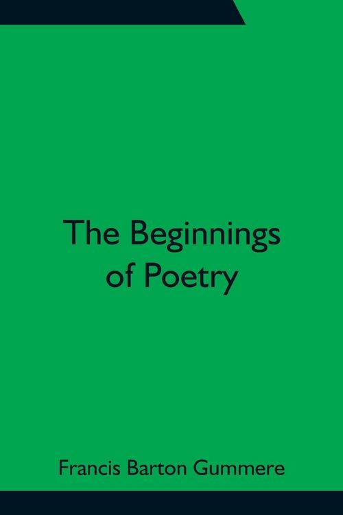 Produktbild: The Beginnings of Poetry