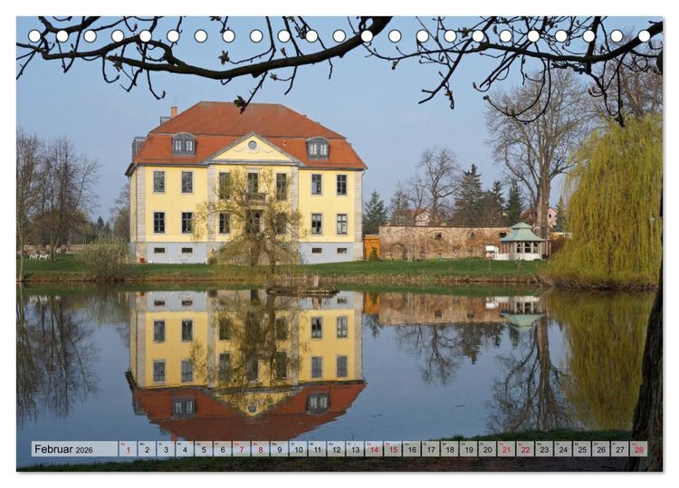Produktbild: Schl&ouml;sser- und Burgenland Th&uuml;ringen (Tischkalender 2026 DIN A5 quer), CALVENDO Monatskalender
