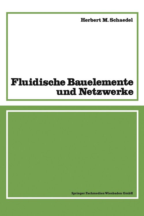 Produktbild: Fluidische Bauelemente und Netzwerke