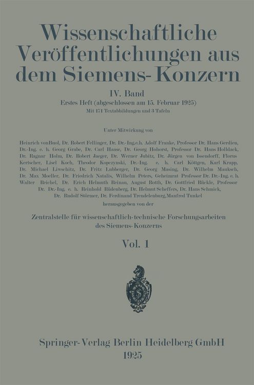 Produktbild: Wissenschaftliche Ver&ouml;ffentlichungen aus dem Siemens-Konzern