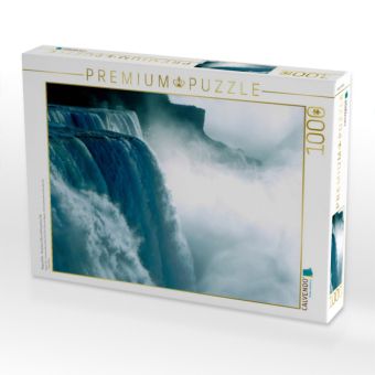 Produktbild: CALVENDO Puzzle Niagaraf&auml;lle - American Falls und Horseshoe Fall | 1000 Teile Lege-Gr&ouml;&szlig;e 64x48cm Foto-Puzzle f&uuml;r gl&uuml;ckliche Stunden