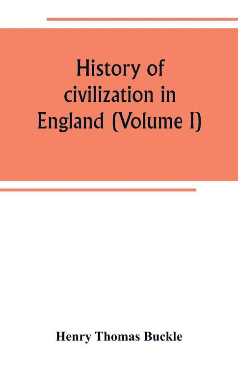 Produktbild: History of civilization in England (Volume I)