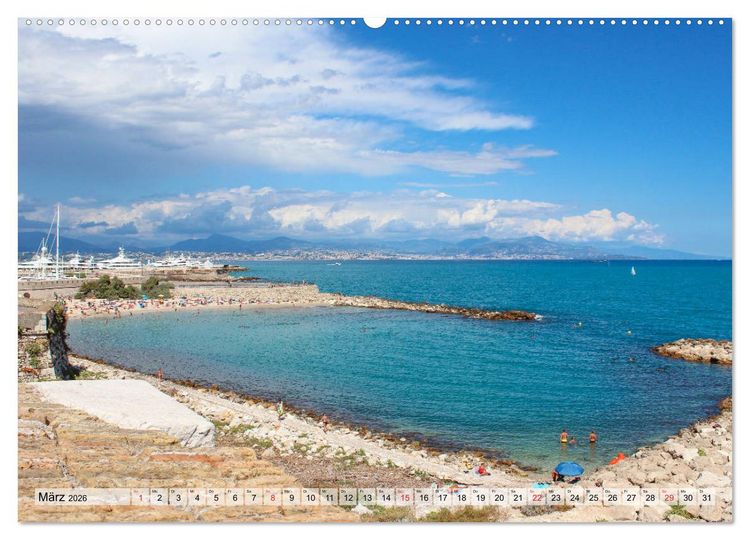 Produktbild: S&uuml;dfrankreich - C&ocirc;te d&rsquo;Azur (Wandkalender 2026 DIN A2 quer), CALVENDO Monatskalender