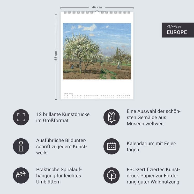 Produktbild: Impressionismus Kalender 2027