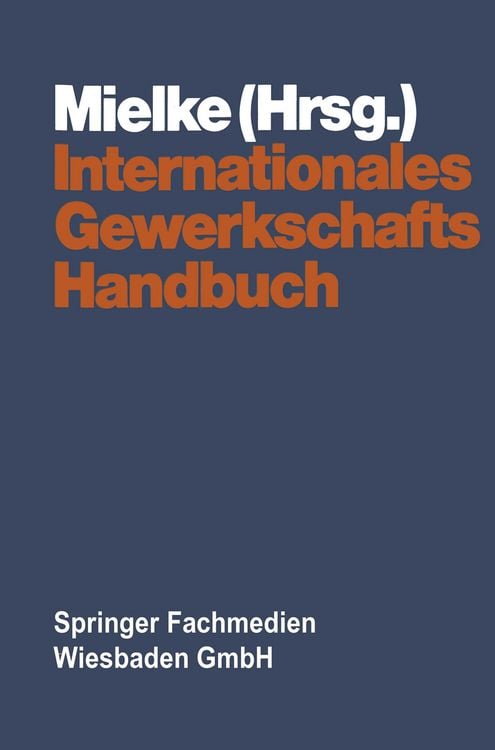 Produktbild: Internationales Gewerkschaftshandbuch