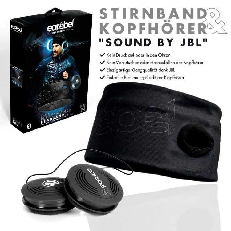Produktbild: Sport Performance Headband Set S/M Schwarz