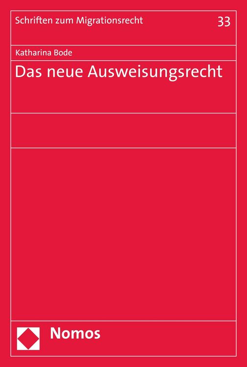 Produktbild: Das neue Ausweisungsrecht