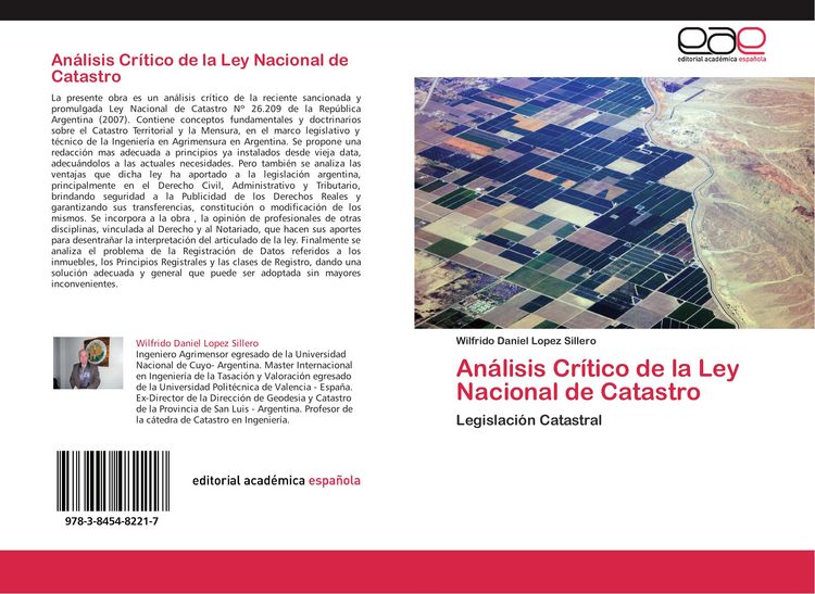 Produktbild: An&aacute;lisis Cr&iacute;tico de la Ley Nacional de Catastro