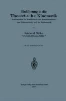 Produktbild: Einf&uuml;hrung in die Theoretische Kinematik
