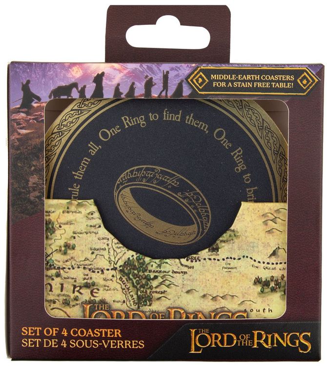 Produktbild: Lord of the Rings: Untersetzer [4 St&uuml;ck]
