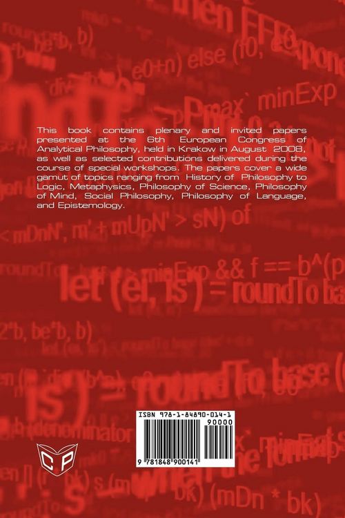 Produktbild: The Analytical Way. Proceedings of the 6th European Congress of Analytic Philosophy