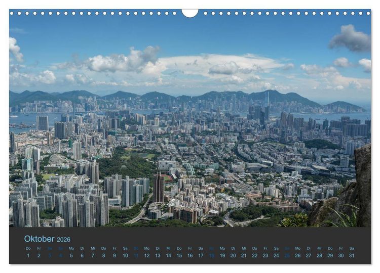 Produktbild: Hong Kong - Skylines (Wandkalender 2026 DIN A3 quer), CALVENDO Monatskalender