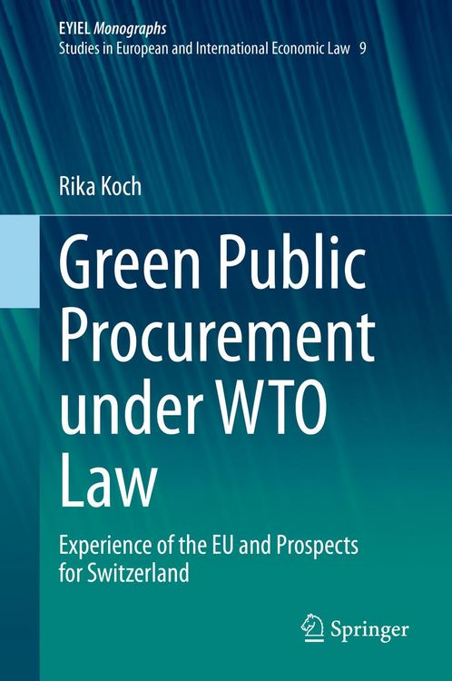 Produktbild: Green Public Procurement under WTO Law