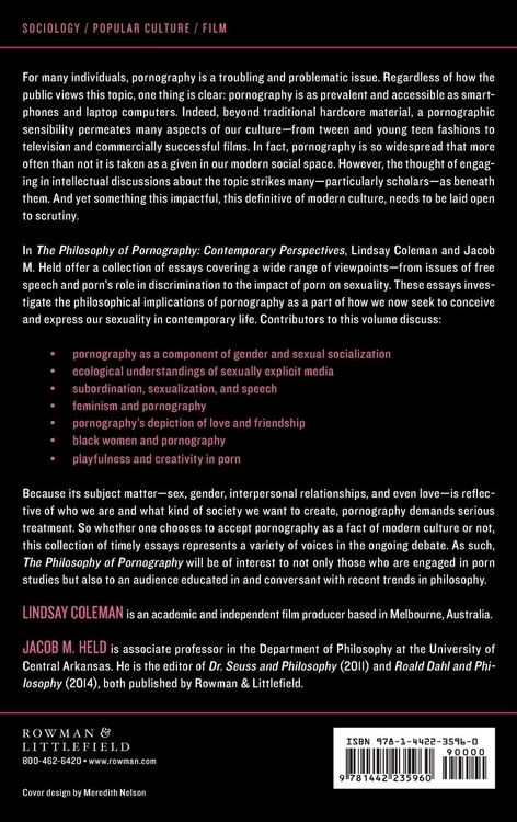Produktbild: Philosophy of Pornography