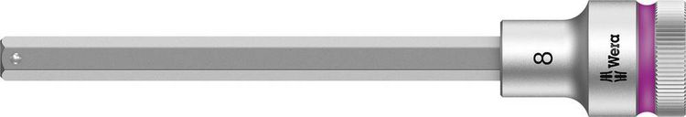 Produktbild: Wera 8740 C HF 05003844001 Innen-Sechskant Steckschl&uuml;ssel-Bit-Einsatz 8 mm 1/2\" (12.5 mm)