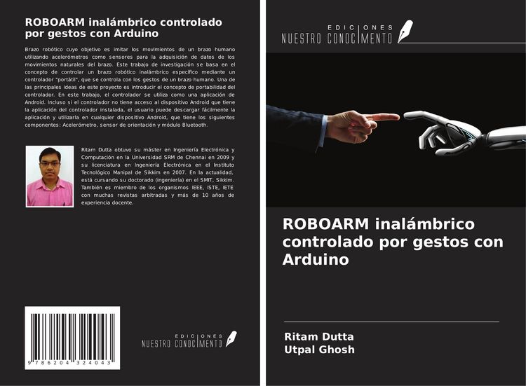 Produktbild: ROBOARM inal&aacute;mbrico controlado por gestos con Arduino
