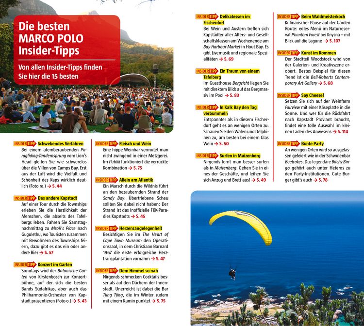 Produktbild: MARCO POLO Reisef&uuml;hrer Kapstadt, Wine-Lands und Garden Route