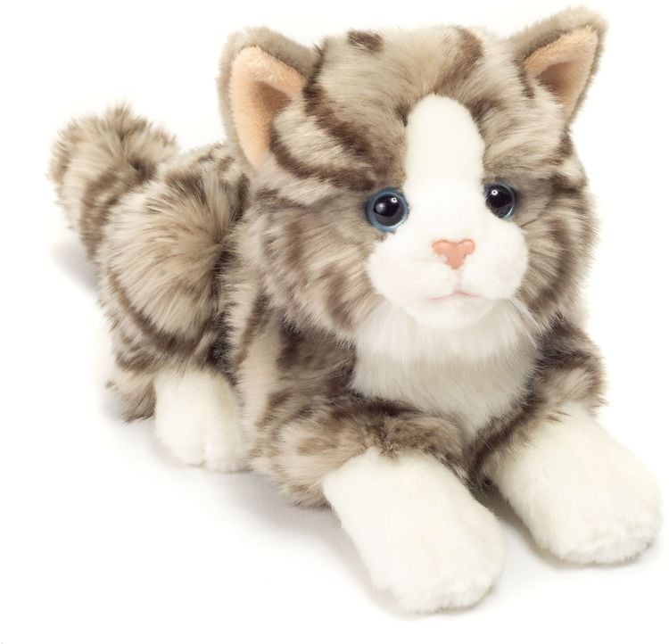 Bild vom Artikel Teddy-Hermann - Katze liegend grau, 20 cm vom Autor 