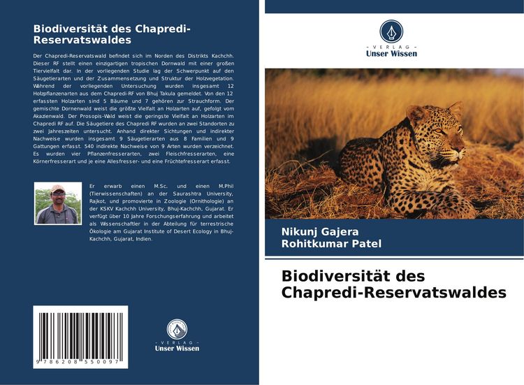Produktbild: Biodiversit&auml;t des Chapredi-Reservatswaldes