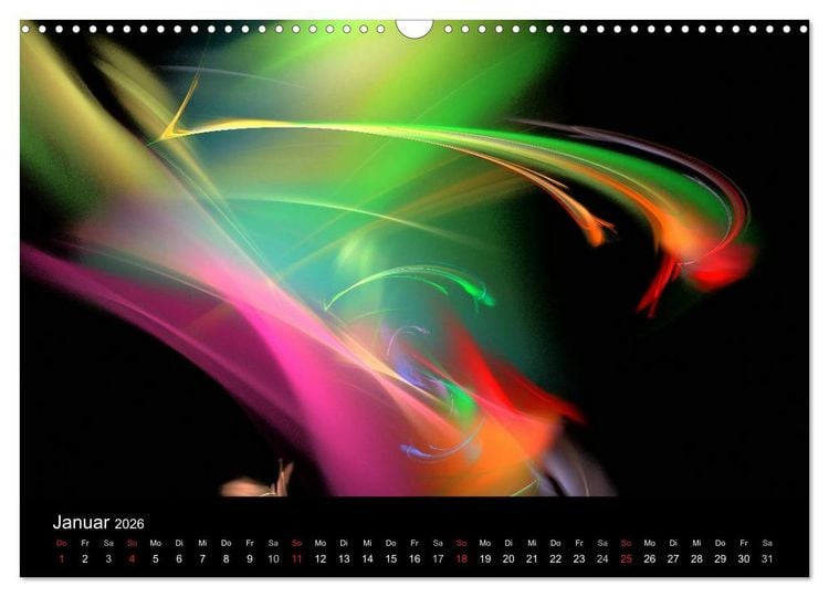 Produktbild: Wunderbare Welt der Farben 2026 (Wandkalender 2026 DIN A3 quer), CALVENDO Monatskalender