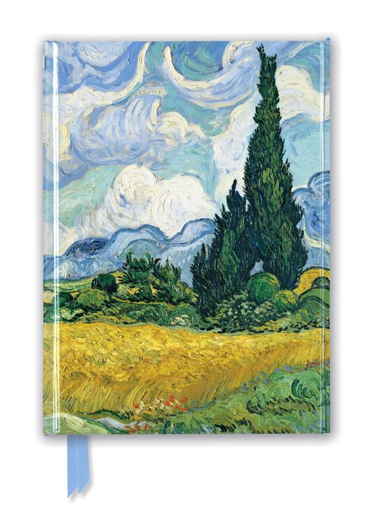 Produktbild: Premium Notizbuch DIN A5: Vincent van Gogh, Weizenfeld mit Zypressen