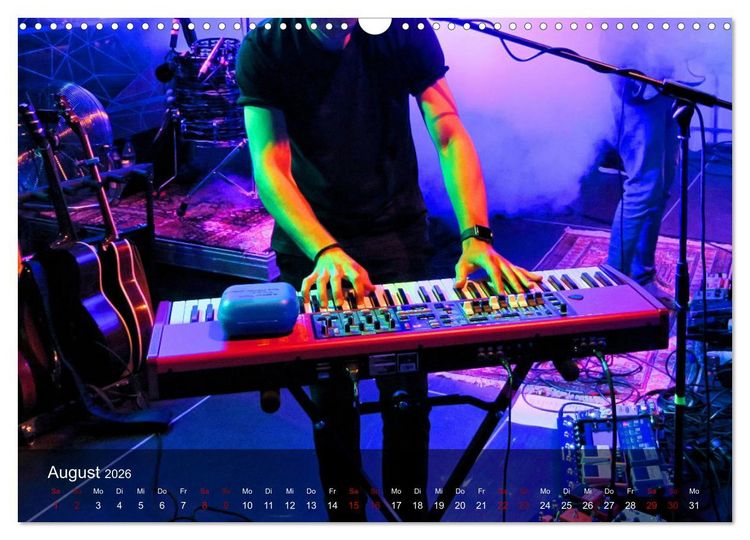 Produktbild: Rockmusik live (Wandkalender 2026 DIN A3 quer), CALVENDO Monatskalender
