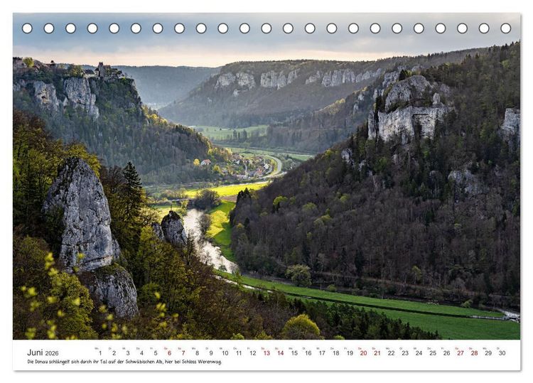 Produktbild: Sehenswertes Baden-W&uuml;rttemberg (Tischkalender 2026 DIN A5 quer), CALVENDO Monatskalender