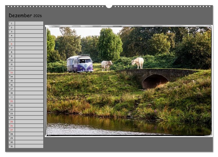 Produktbild: Oldtimer auf Tour (Wandkalender 2026 DIN A2 quer), CALVENDO Monatskalender