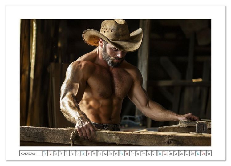 Produktbild: Sattel mich, Cowboy! (Wandkalender 2026 DIN A3 quer), CALVENDO Monatskalender