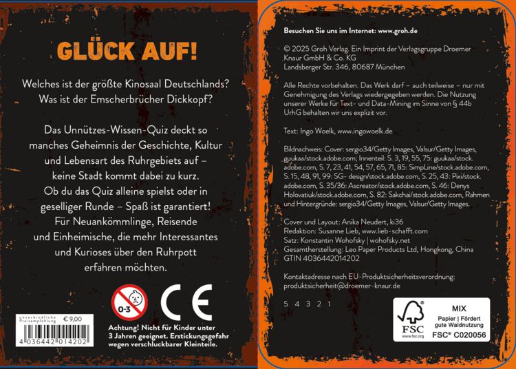 Produktbild: Wer h&auml;tte das gedacht?! Das Unn&uuml;tzes-Wissen-Quiz Ruhrpott