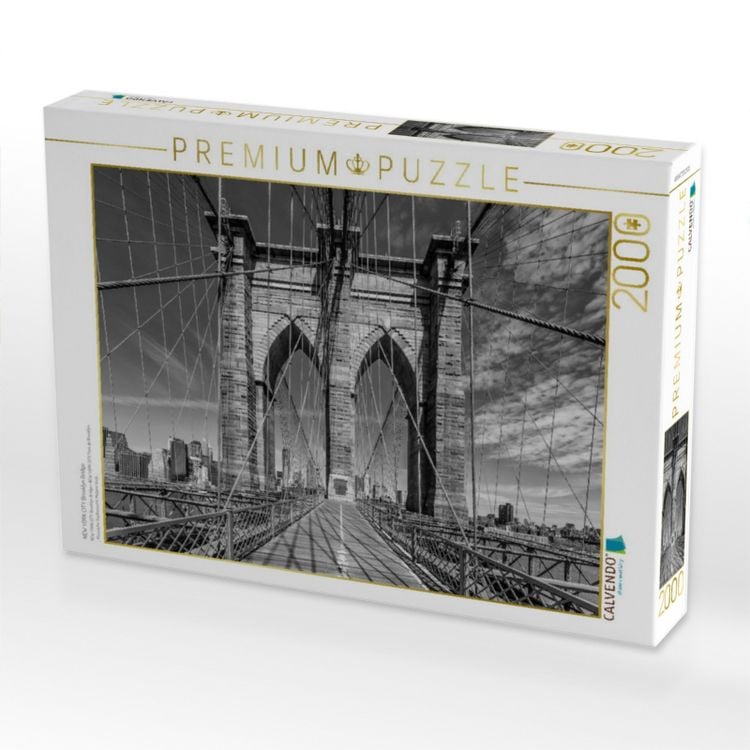 Produktbild: CALVENDO Puzzle NEW YORK CITY Brooklyn Bridge | 2000 Teile Lege-Gr&ouml;&szlig;e 90x67cm Foto-Puzzle f&uuml;r gl&uuml;ckliche Stunden