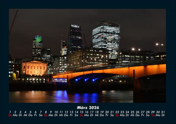 Produktbild: London - Impressionen 2026 Fotokalender DIN A4