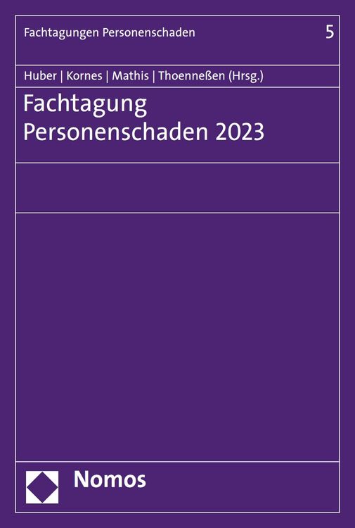 Produktbild: Fachtagung Personenschaden 2023