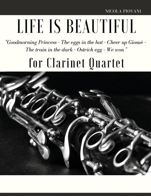 Produktbild: Life is beautiful for Clarinet Quartet