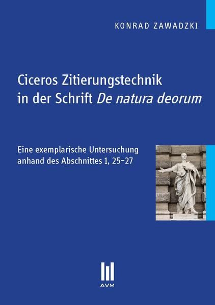 Produktbild: Ciceros Zitierungstechnik in der Schrift De natura deorum