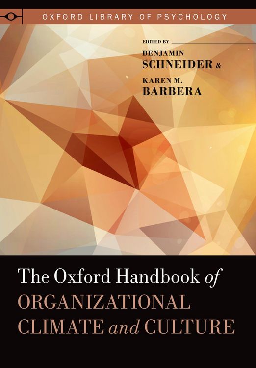 Produktbild: The Oxford Handbook of Organizational Climate and Culture