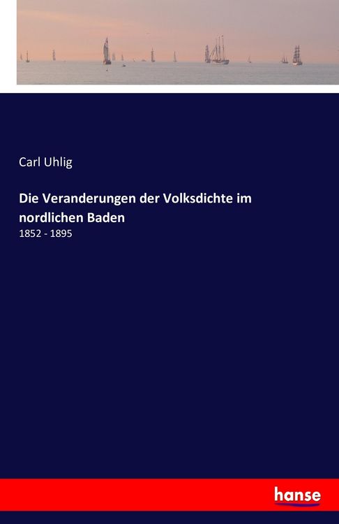 Produktbild: Die Veranderungen der Volksdichte im nordlichen Baden