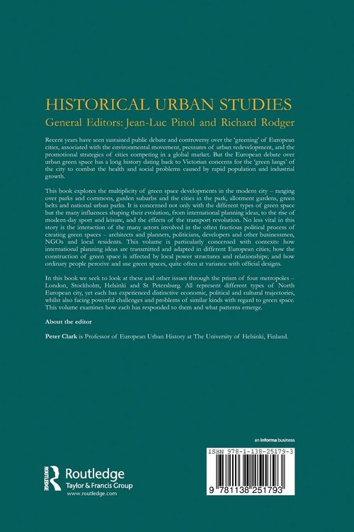 Produktbild: The European City and Green Space