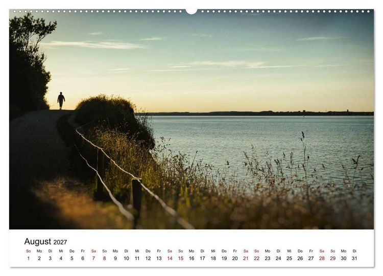 Produktbild: Schleswig-Holstein in 365 Farben (Wandkalender 2027 DIN A2 quer), CALVENDO Monatskalender