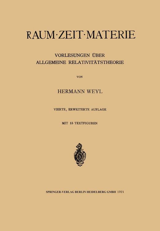Produktbild: Raum, Zeit, Materie