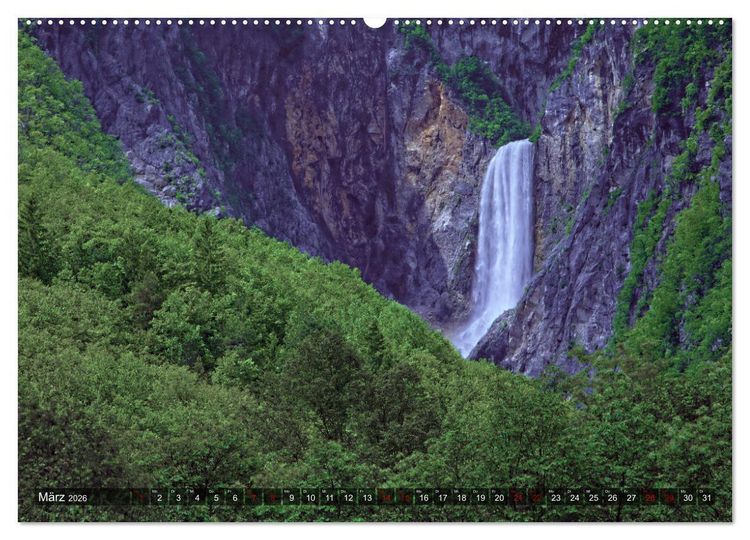 Produktbild: Slowenien - Soca Tal (hochwertiger Premium Wandkalender 2026 DIN A2 quer), Kunstdruck in Hochglanz